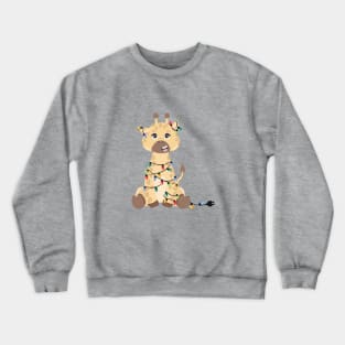 Christmas Giraffe Crewneck Sweatshirt